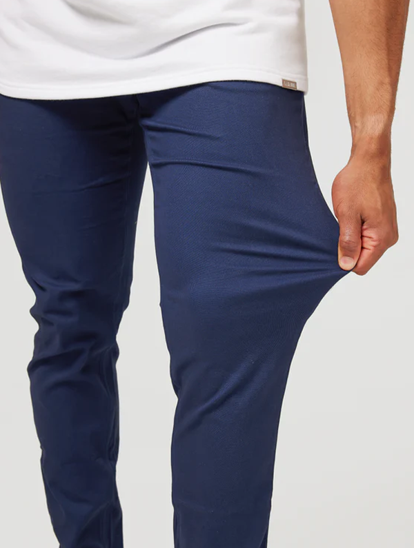 Lia | Blaue Stretch-Hosen