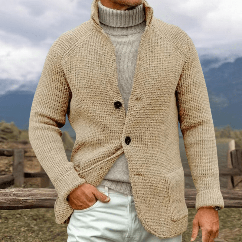 Erwin | Strickjacke in grober Strickoptik