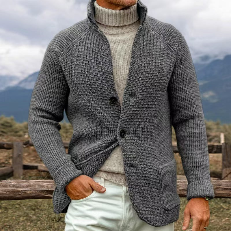 Erwin | Strickjacke in grober Strickoptik