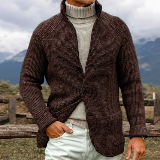 Erwin | Strickjacke in grober Strickoptik